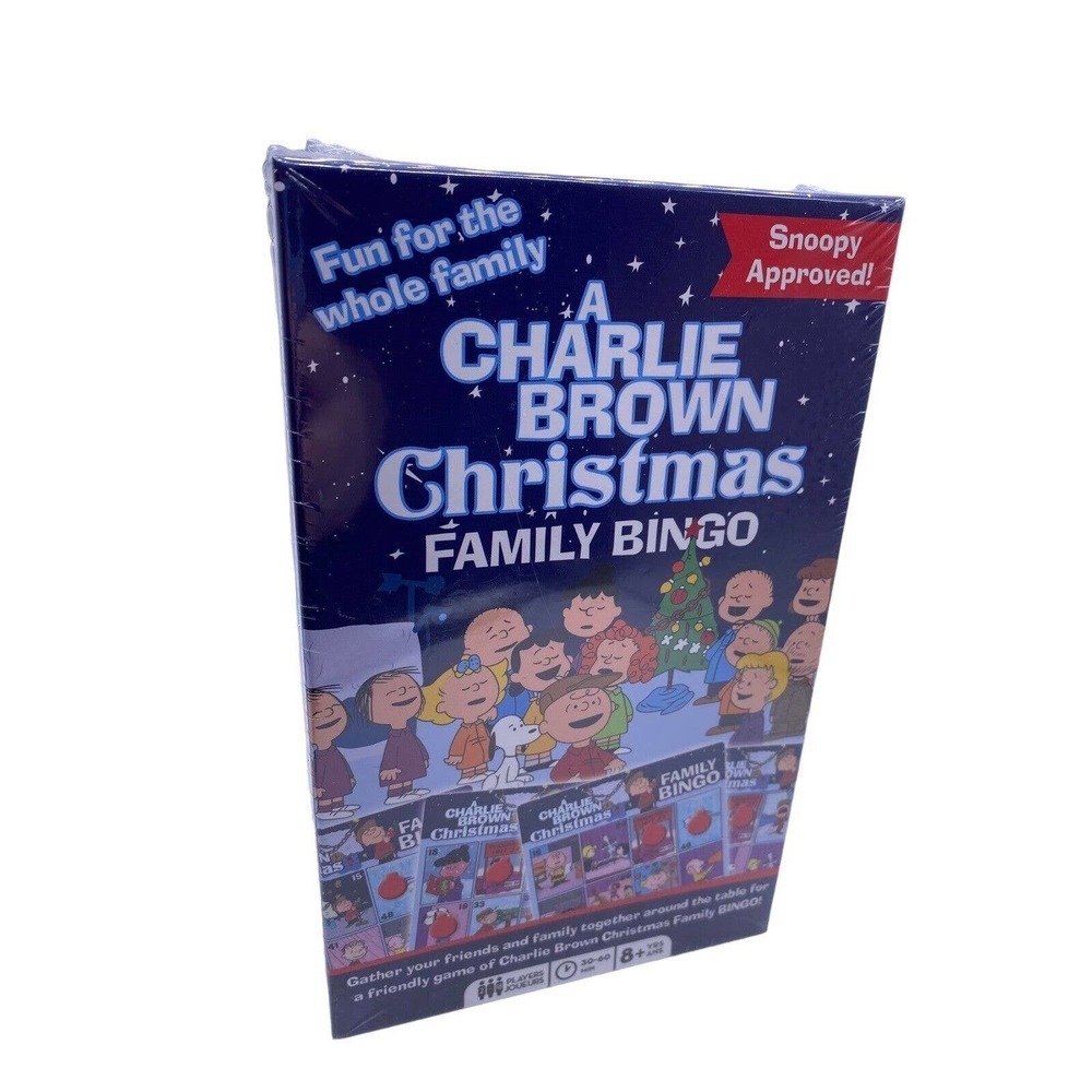 A Charlie Brown Christmas Family Bingo Game 2019 NEW Sealed Party Peanuts